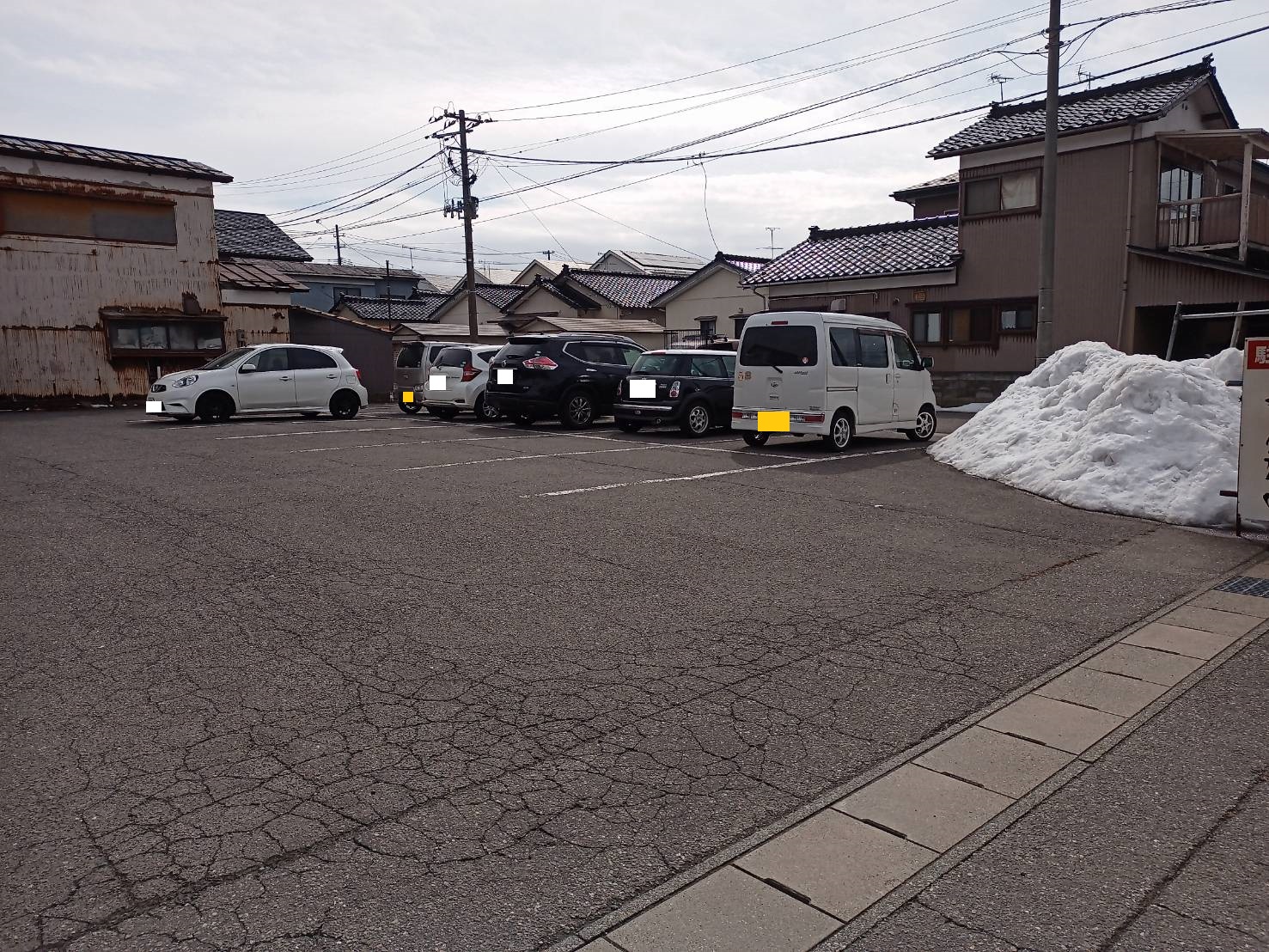 麺屋酒田駐車場②