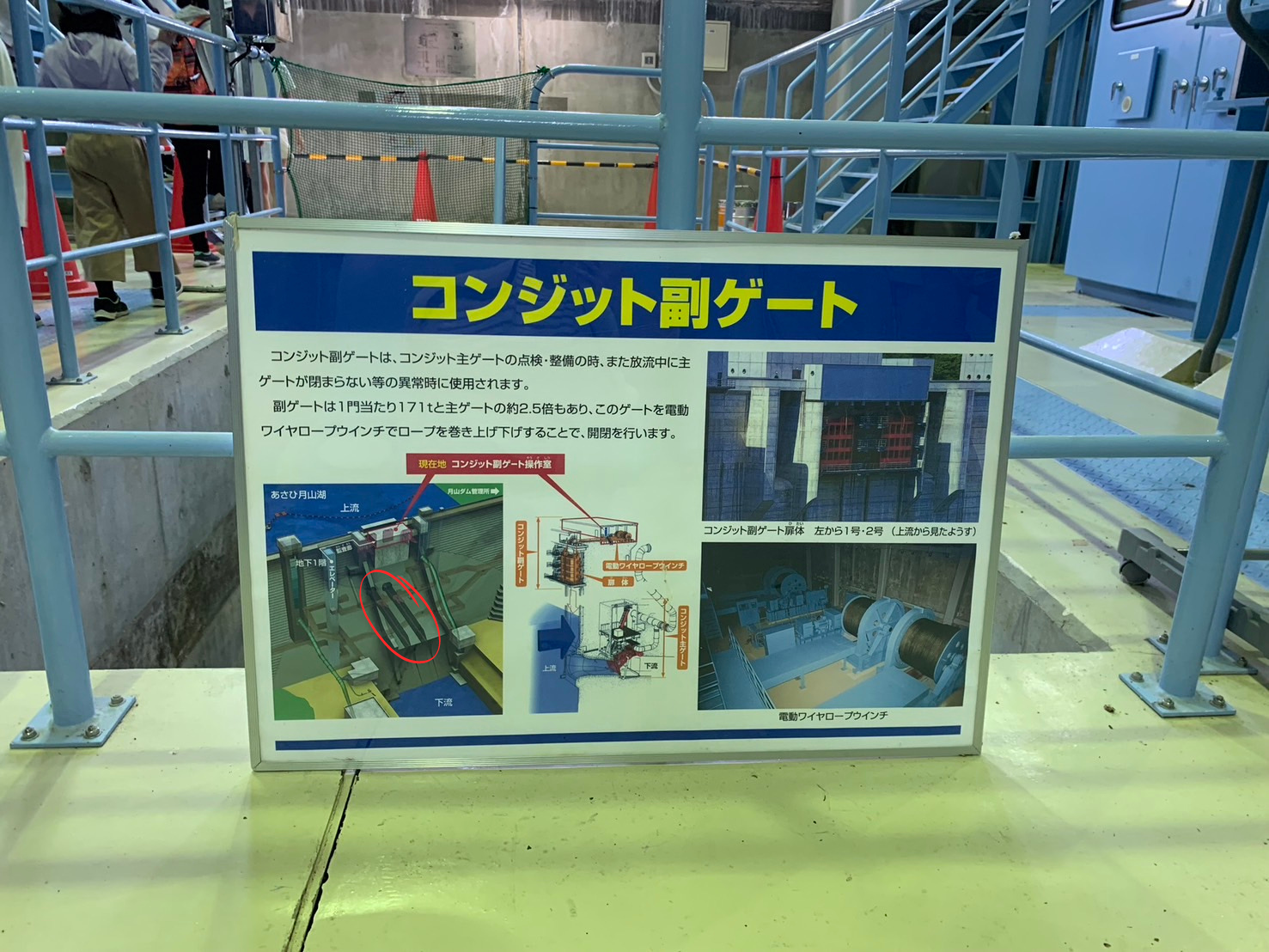 月山ダム見学④