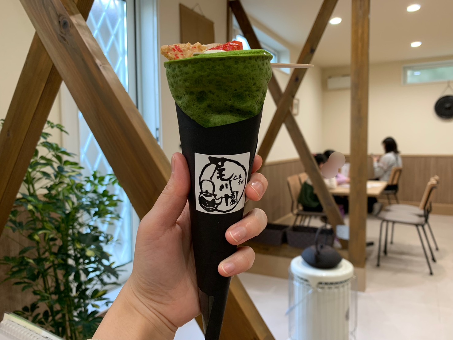 尾川園カフェ鶴岡　クレープ