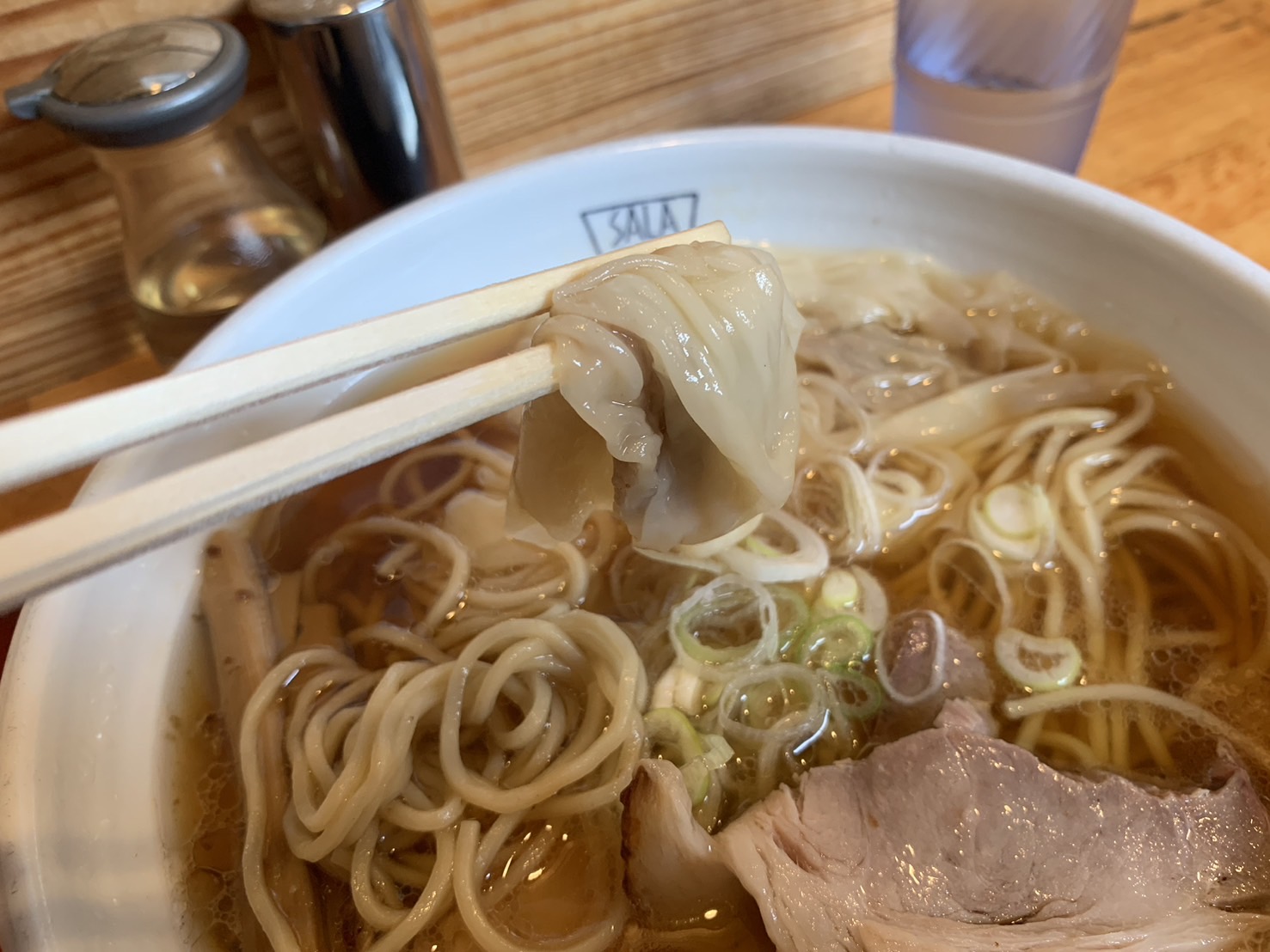 めん工房さらしな ワンタンメン⑤