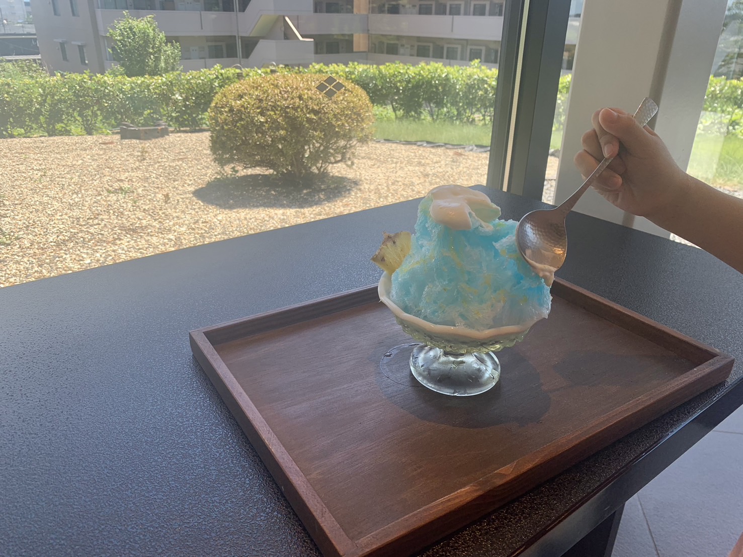 ヒヨリベーカリー＆カフェ　かき氷①