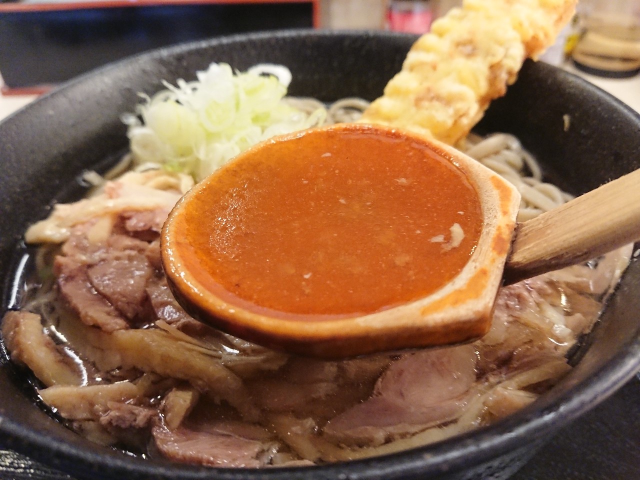 山形の肉そば屋　食レポ (2)