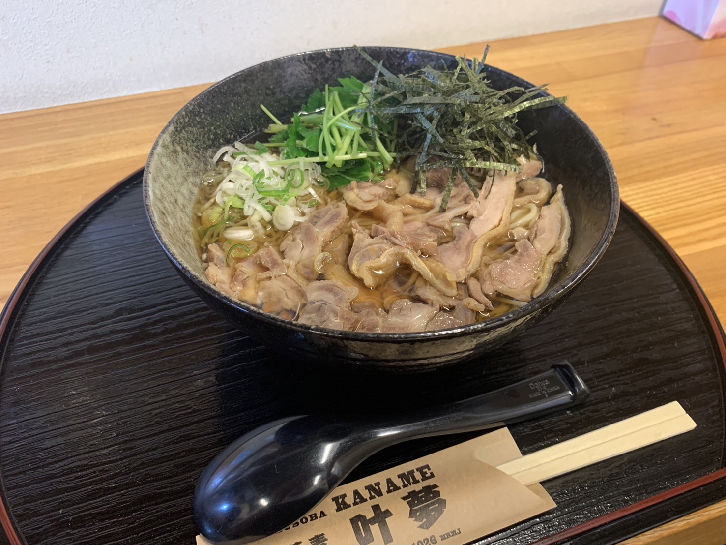 【庄内ラーメンレポ】肉蕎麦叶夢（かなめ）（鶴岡市本町）｜夏にぴったり！至高の冷たい肉中華