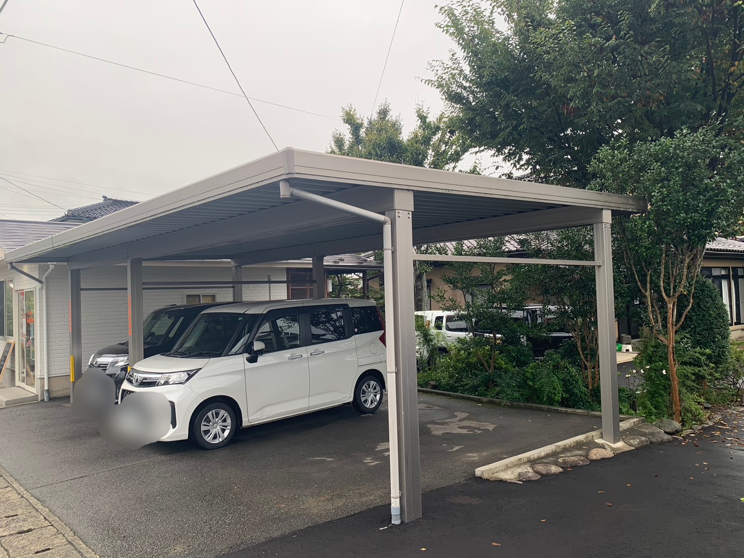 万年橋のおはぎや 駐車場