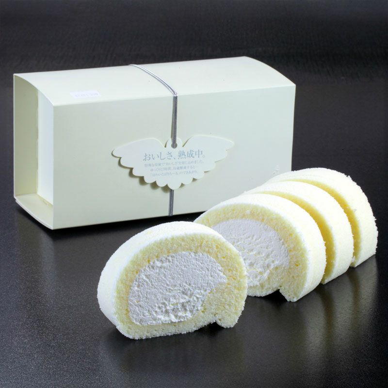 【庄内の話題】テレビで「ほわいとぱりろーる」が紹介されました